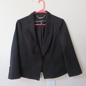 WHBM Black Classic Blazer size 8